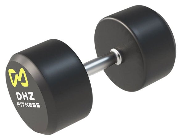 Kumitetut k&auml;sipainot 15-30 kg - DHZ Fitness *POISTOSSA 3 eur / kg*